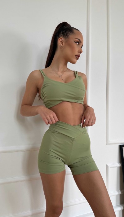 Set Stay Fit Short / Matcha Set Stay Fit Short / Matcha