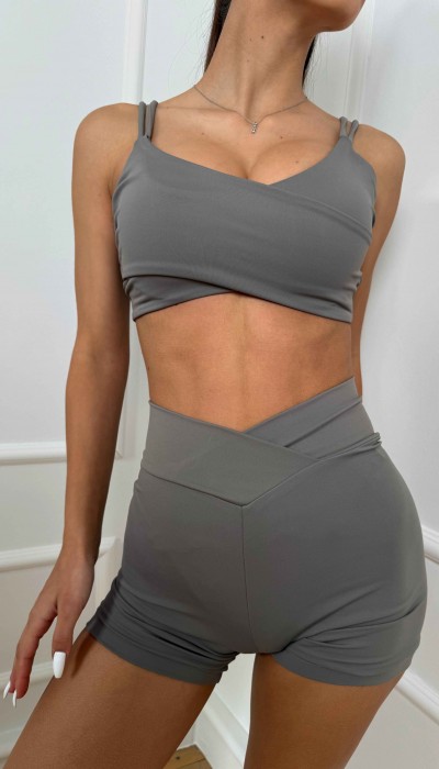 Set Stay Fit Short / Melange Set Stay Fit Short / Melange