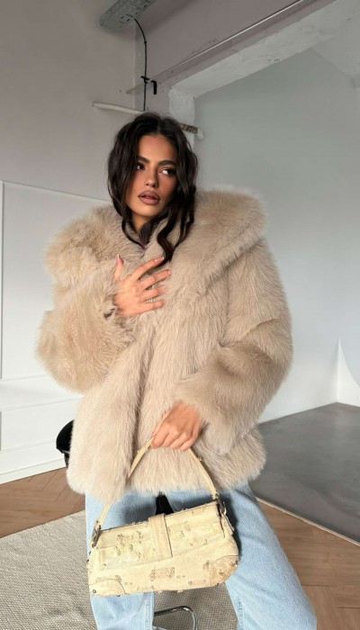 Палто Francesko / Ecru Палто Francesko / Ecru