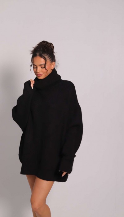 Мека туника No Caption Needed Black Мека туника No Caption Needed Black