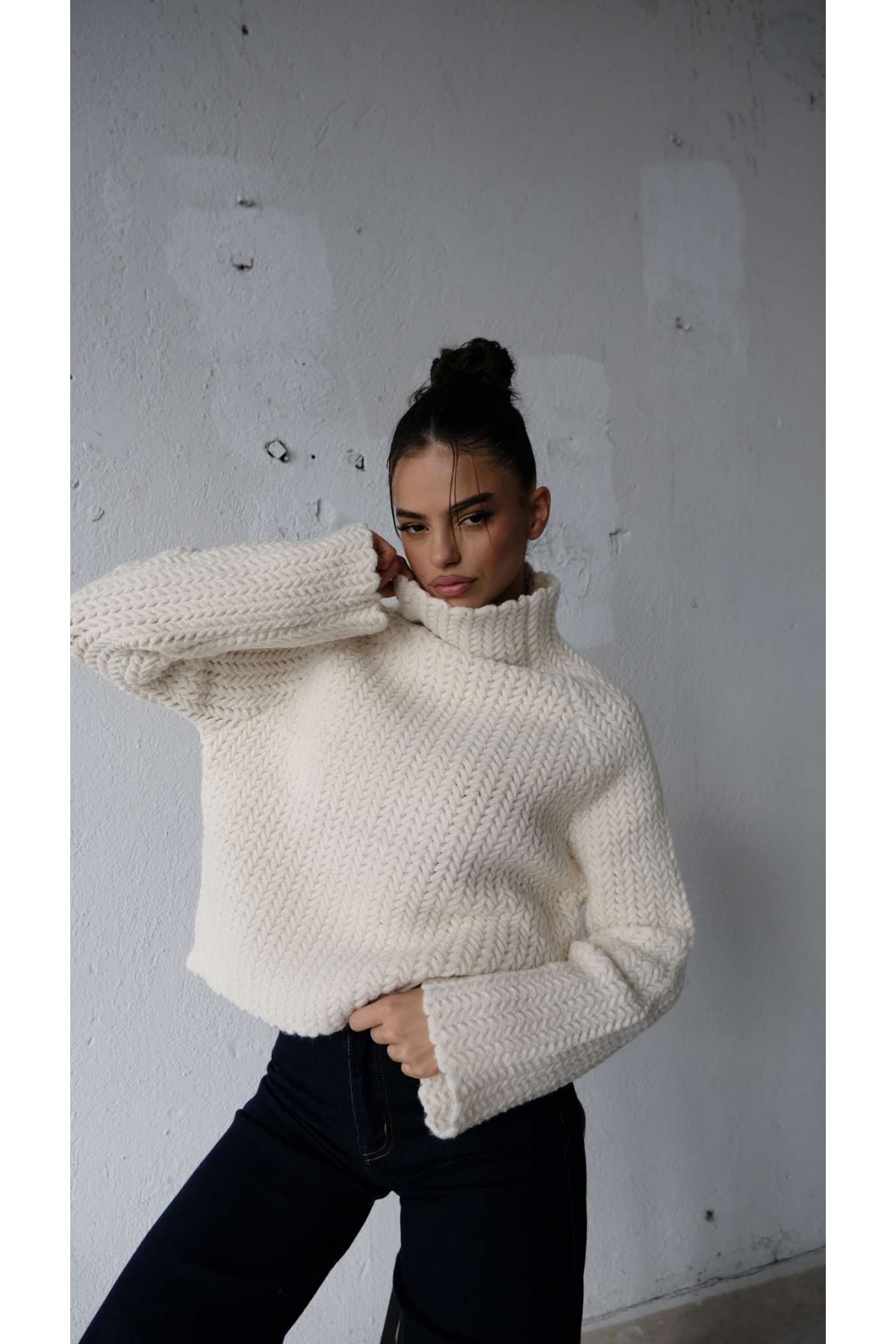 Пуловер Worth the wait / Ecru