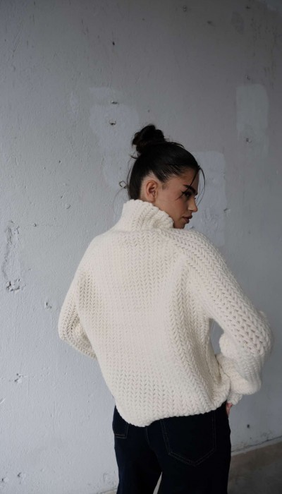 Пуловер Worth the wait / Ecru