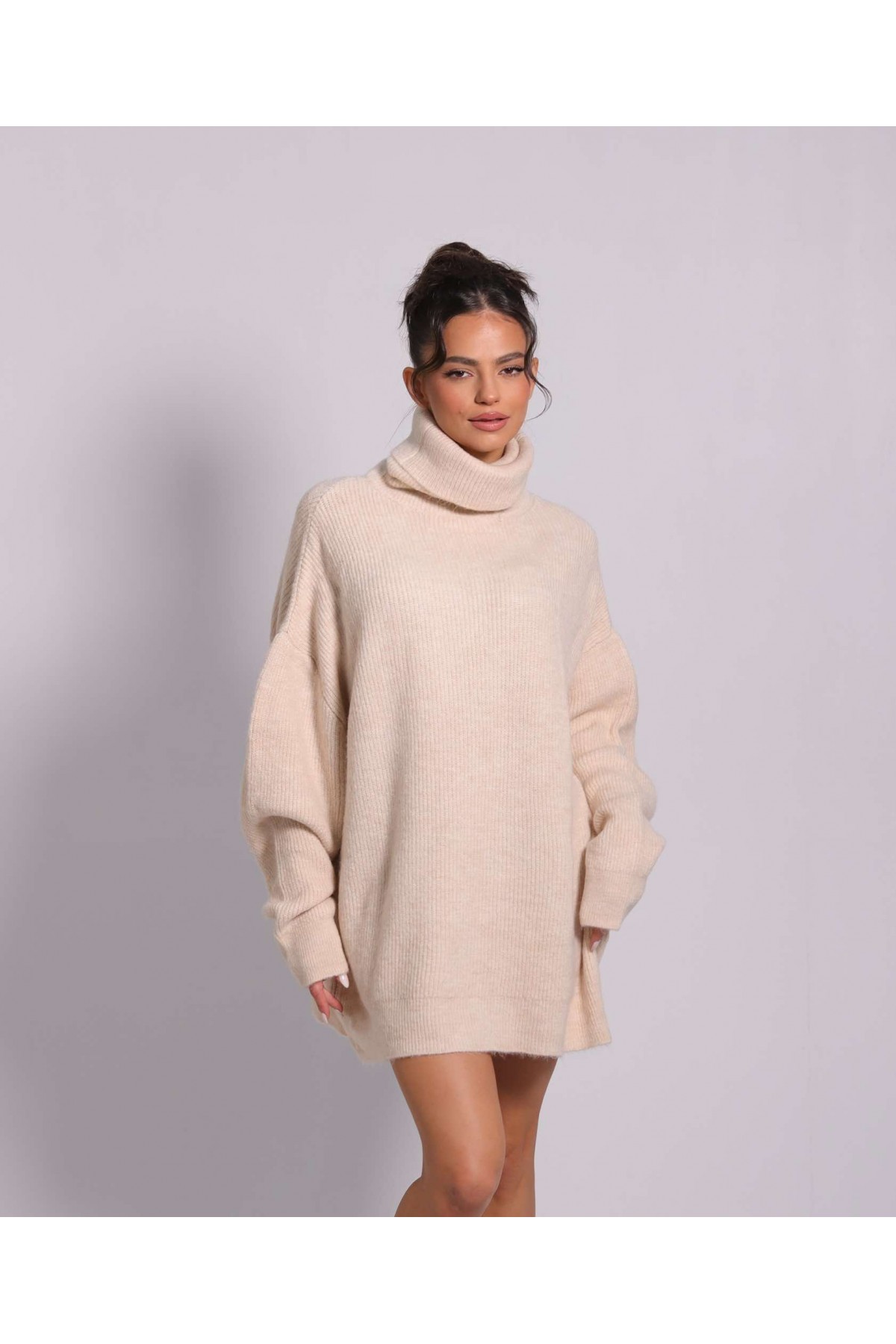 Мека туника No Caption Needed Bisque Beige