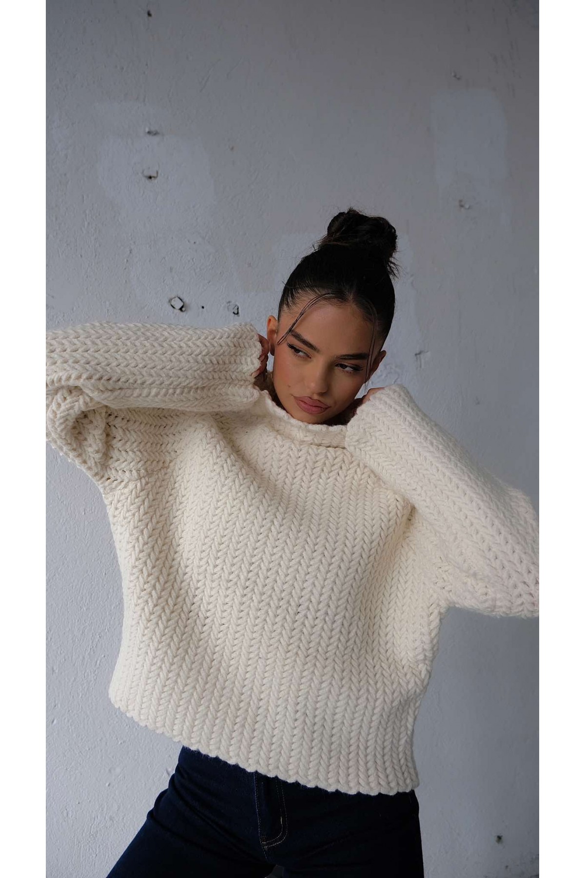 Пуловер Worth the wait / Ecru