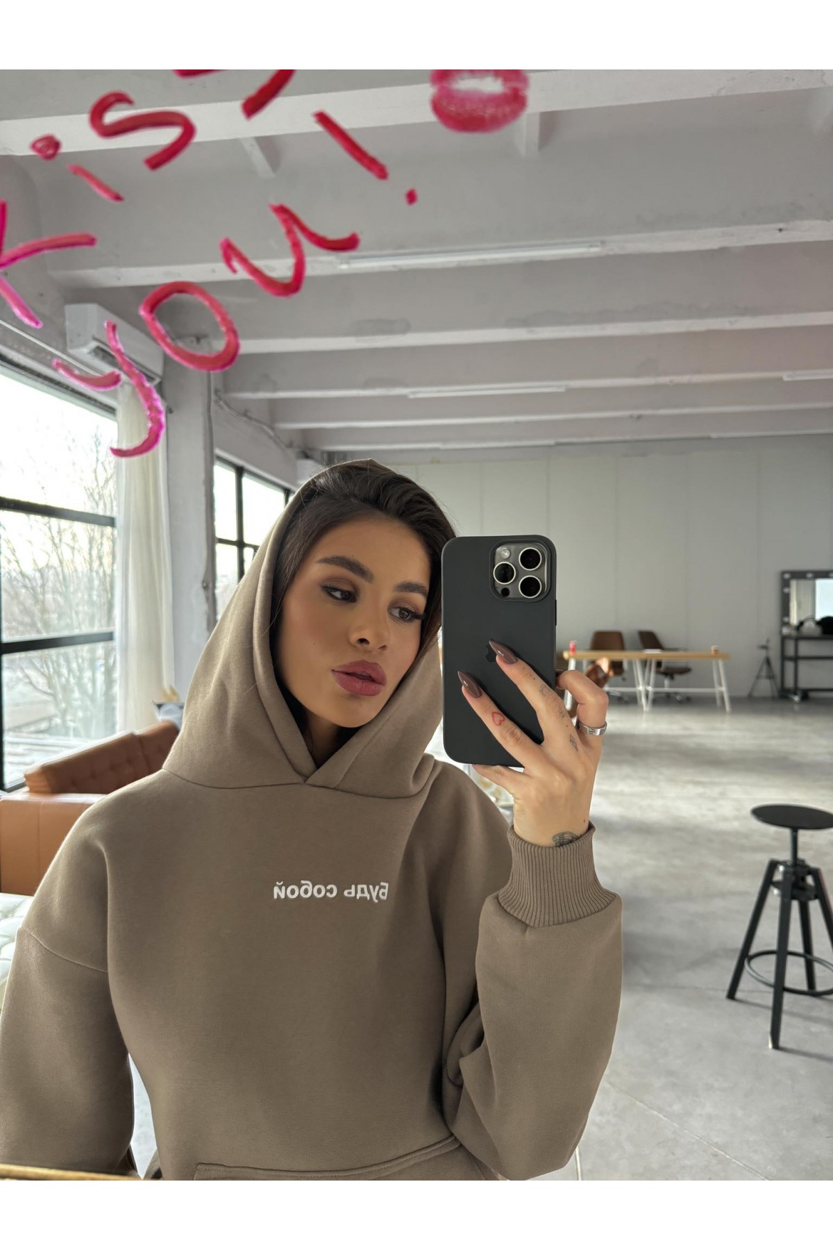 Ватиран сет Будь Собой / Matte Olive Green