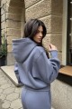 Дамски ватиран сет Relaxed Fit / Misty Grey