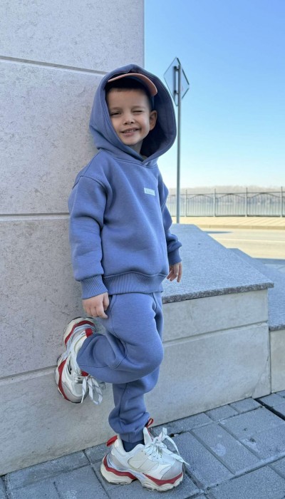 Детски ватиран сет / Relaxed Fit Misty Grey