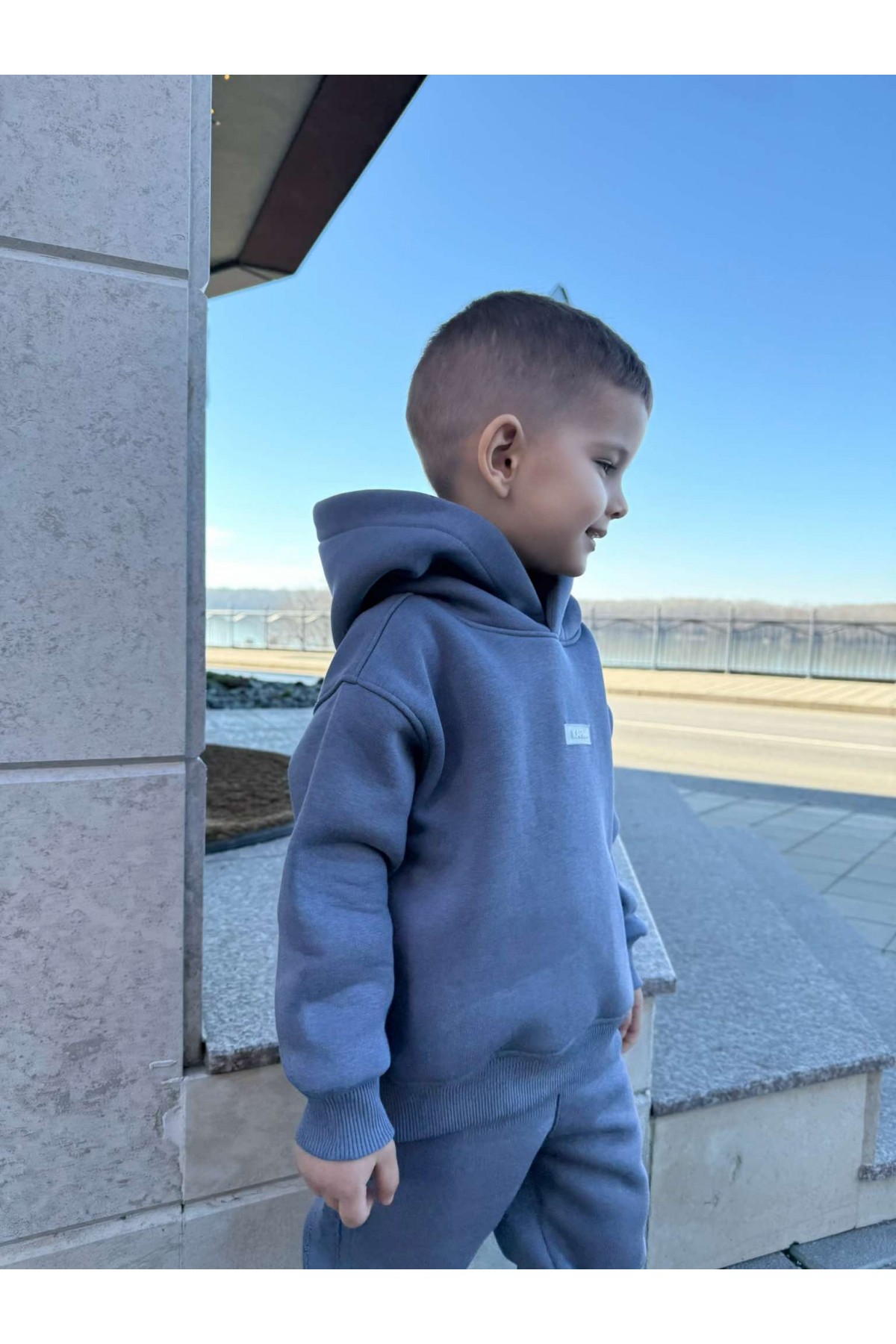 Детски ватиран сет / Relaxed Fit Misty Grey