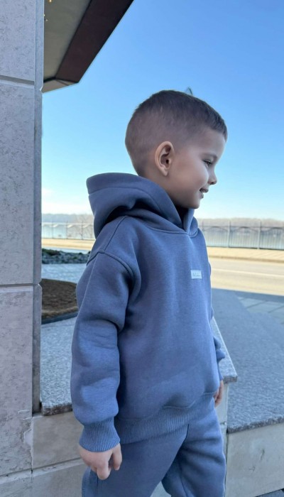 Детски ватиран сет / Relaxed Fit Misty Grey