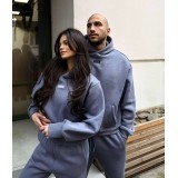 Дамски ватиран сет Relaxed Fit / Misty Grey