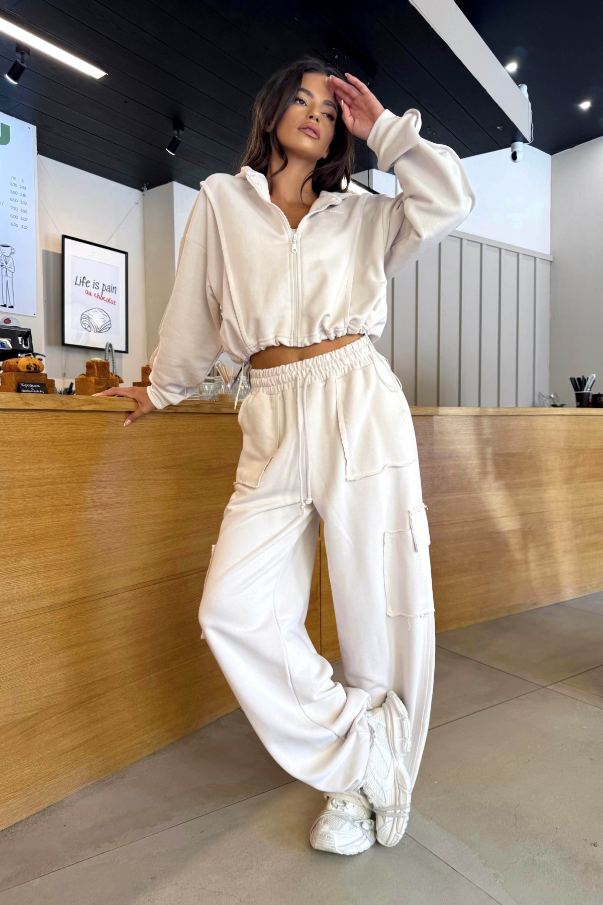 Сет от 3 части Street Style / White sand