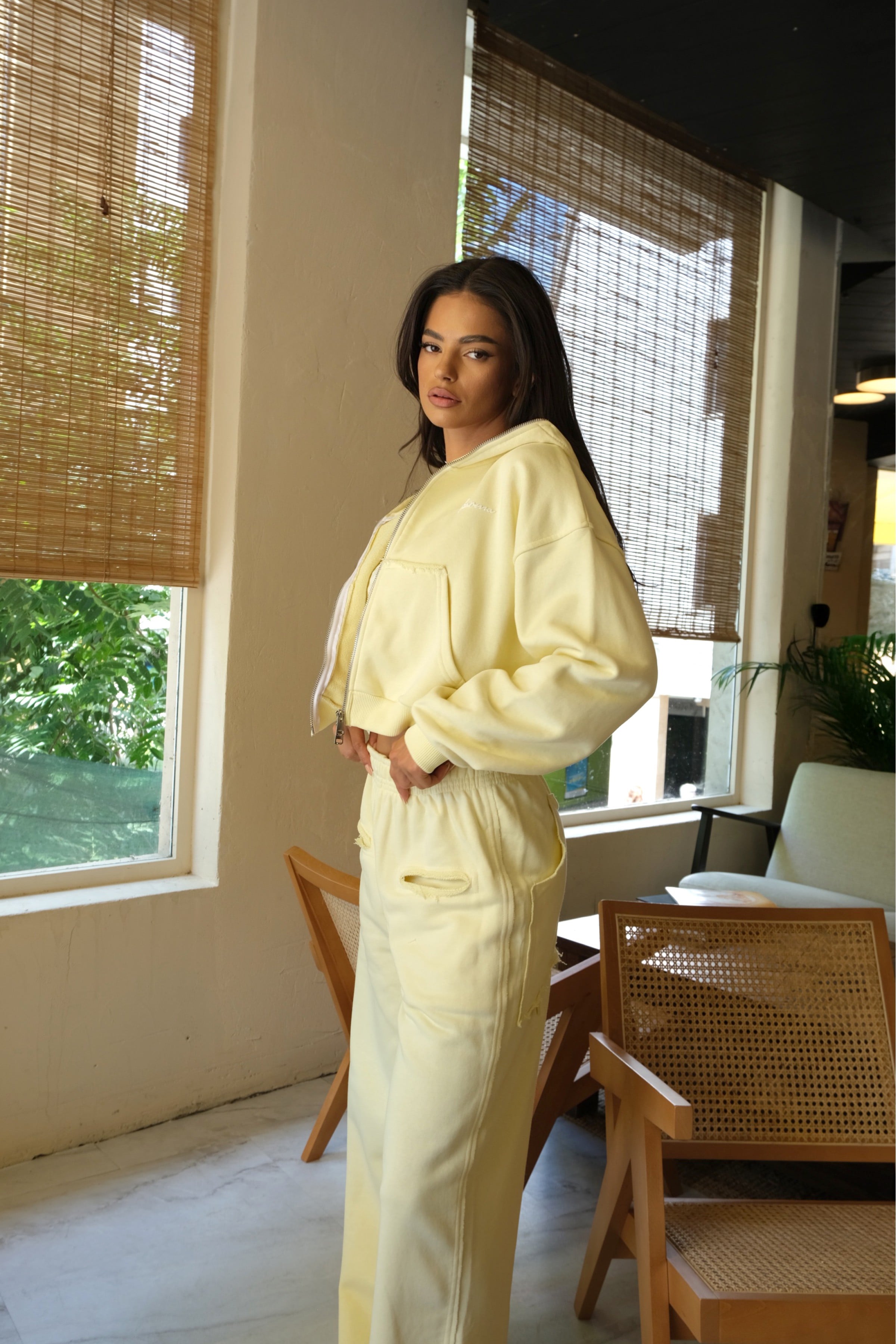 Sayda Pastel Yellow Set