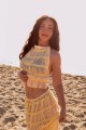 Плажен сет Just a mermaid girl / Pastel yellow