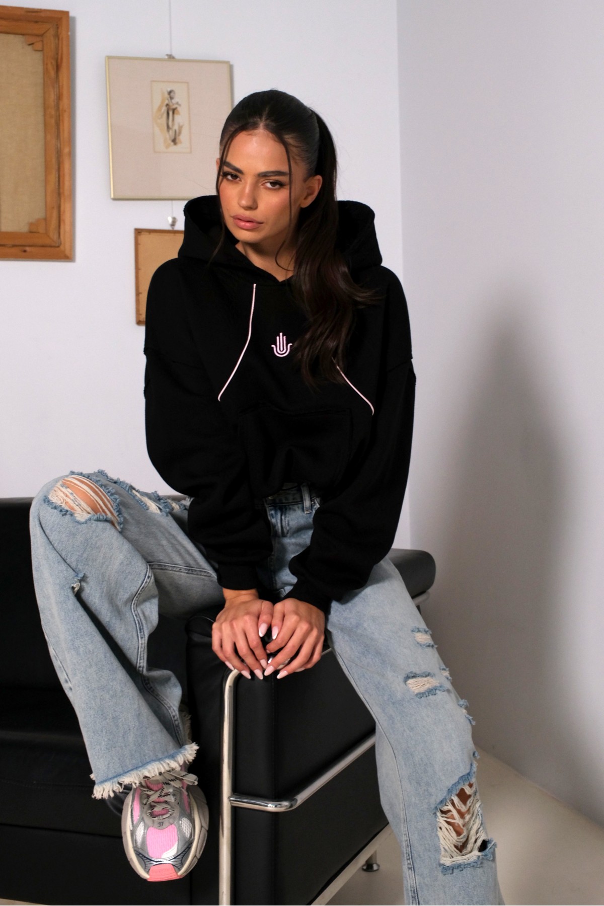 Hoodie GOOD KARMA / Black