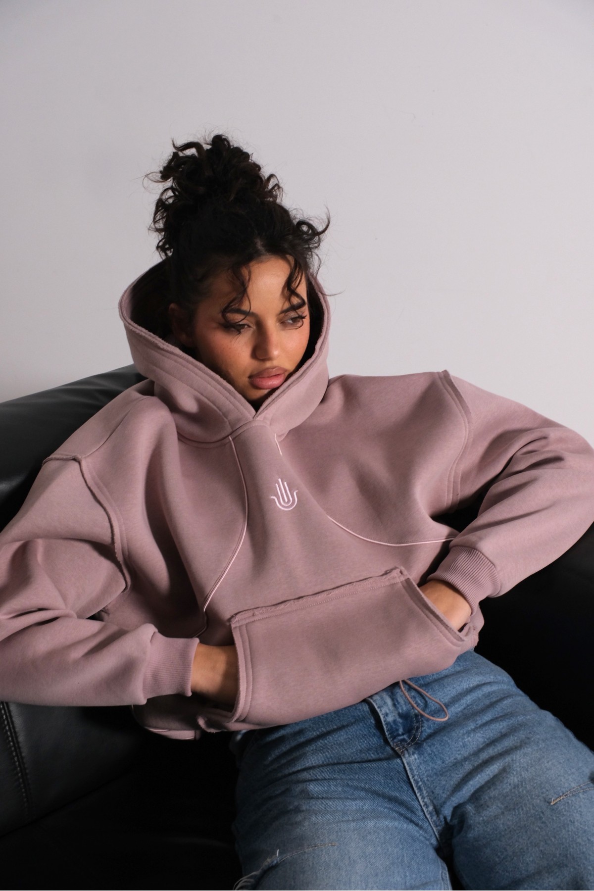 Hoodie GOOD KARMA / Dusty Violet