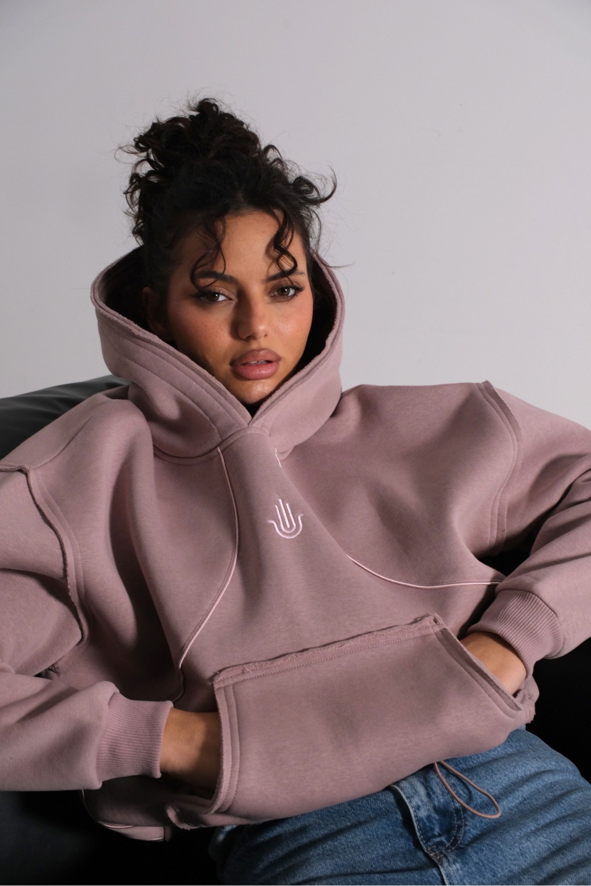 Hoodie GOOD KARMA / Dusty Violet