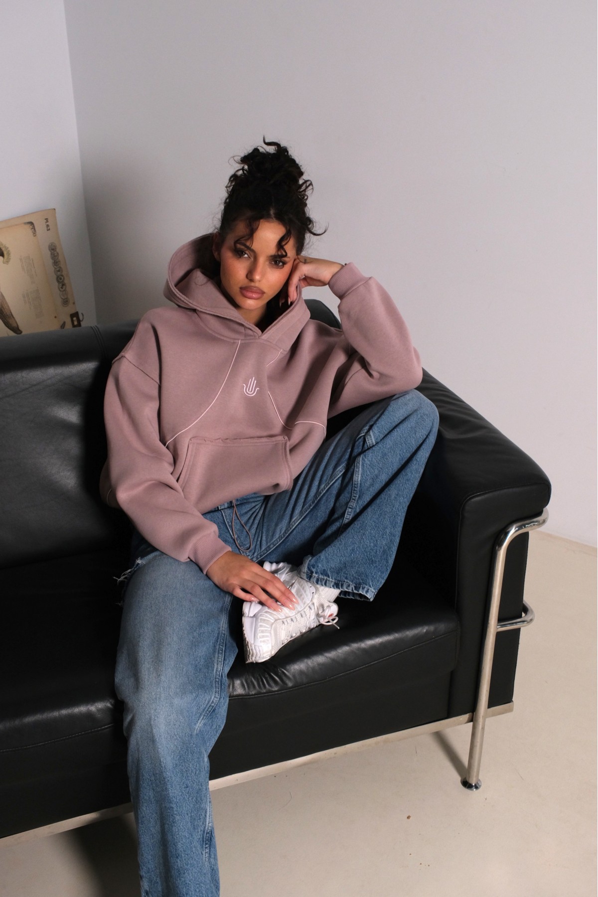 Hoodie GOOD KARMA / Dusty Violet