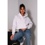 Hoodie GOOD KARMA / Snow melange
