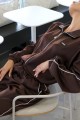 Set Luxe Satin / Cocoa Brown