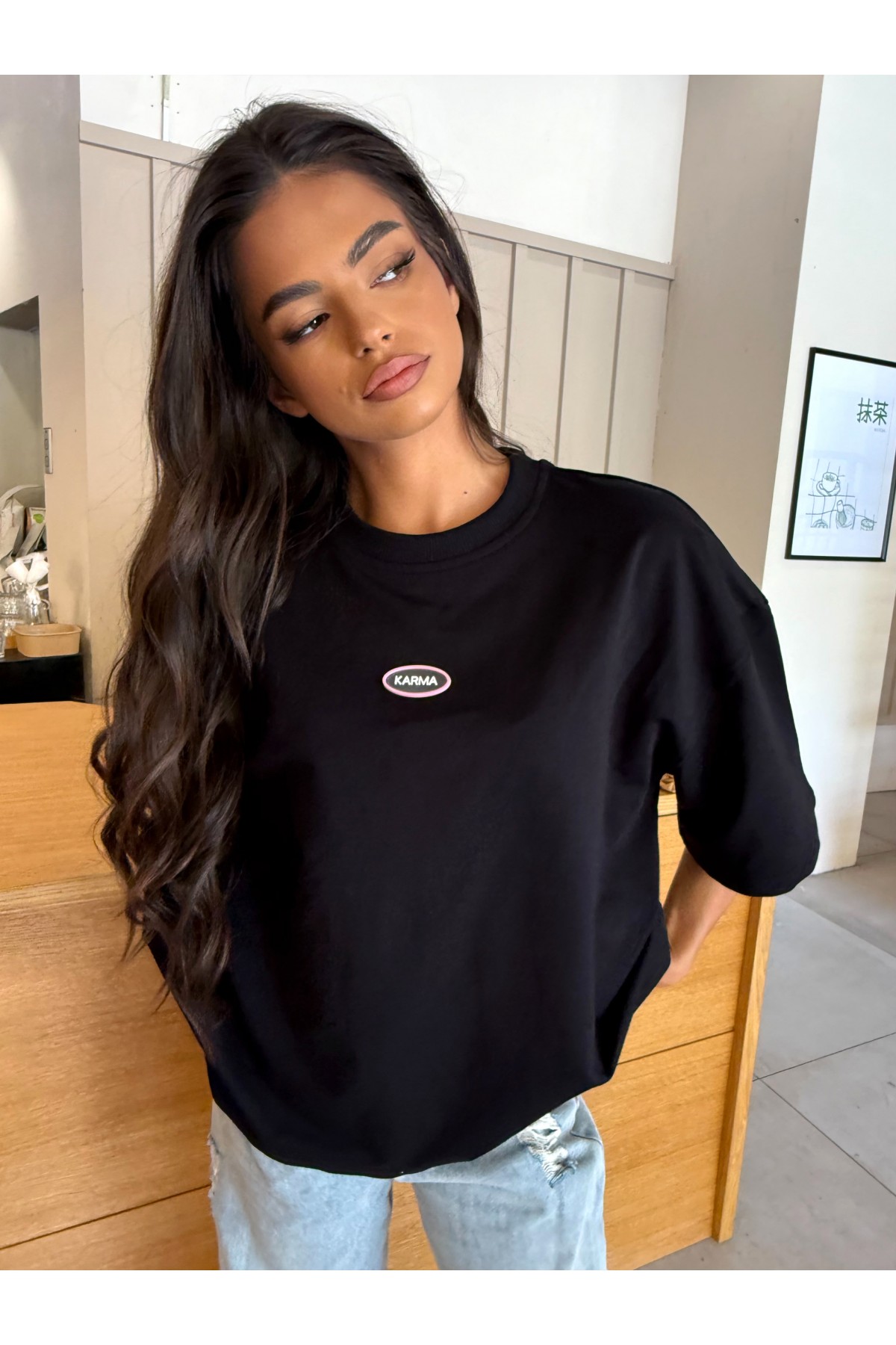 T-shirt Signature by KARMA / All Black