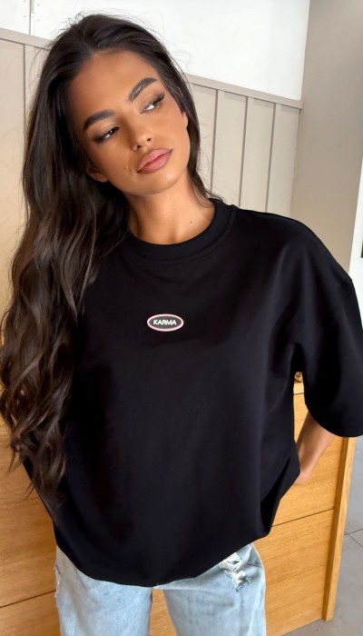 T-shirt Signature by KARMA / All Black