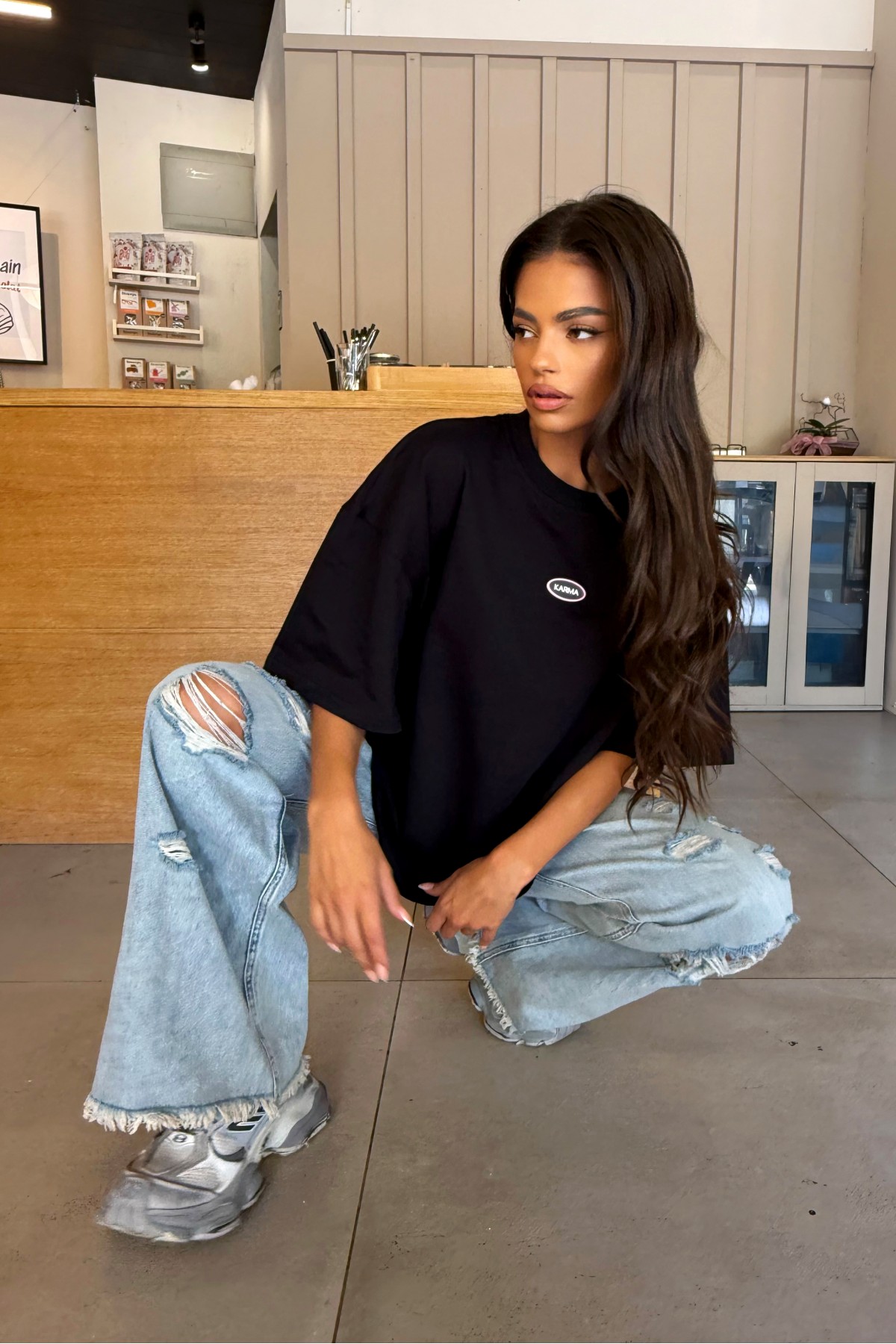 T-shirt Signature by KARMA / All Black