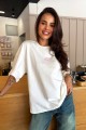 T-shirt Signature by KARMA / Off White