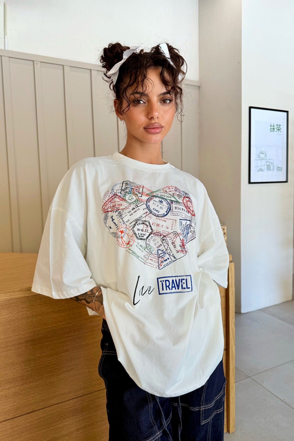 T-shirt Travel / Off White T-shirt Travel / Off White