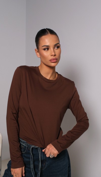 Блуза Stay Mine / Cocoa Блуза Stay Mine / Cocoa