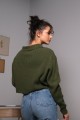 Пуловер Stay Cozy / Moss Green Пуловер Stay Cozy / Moss Green