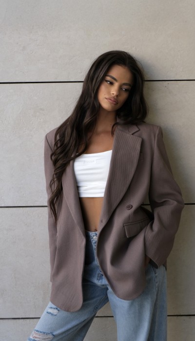 Блейзър Always a Pleasure / Mocha Taupe Блейзър Always a Pleasure / Mocha Taupe