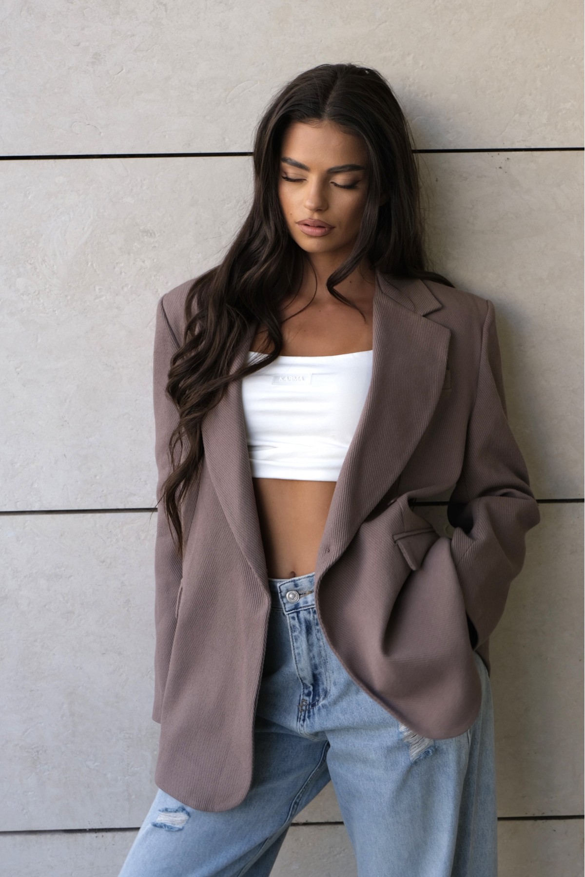 Блейзър Always a Pleasure / Mocha Taupe