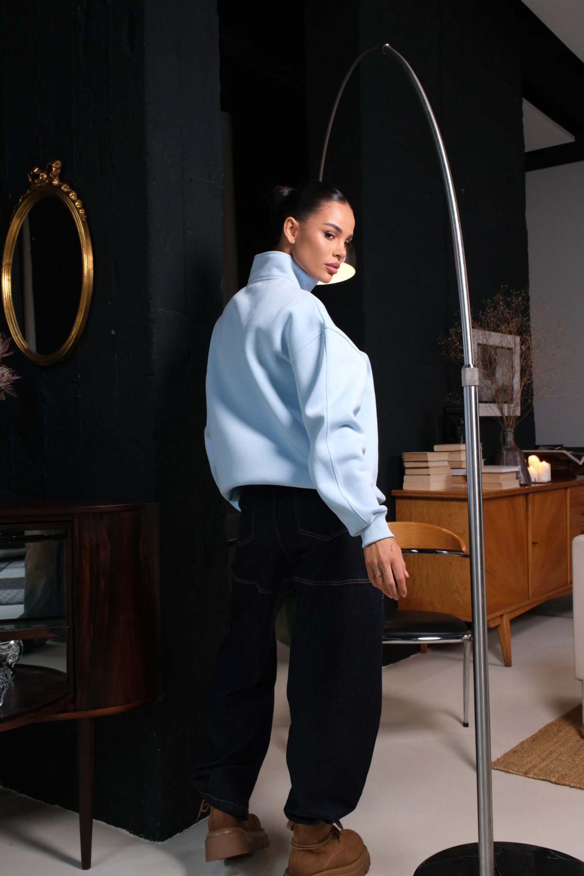 Hoodie LOVE LETTERS / Aura Blue