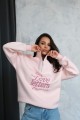 Hoodie LOVE LETTERS / Pink Powder