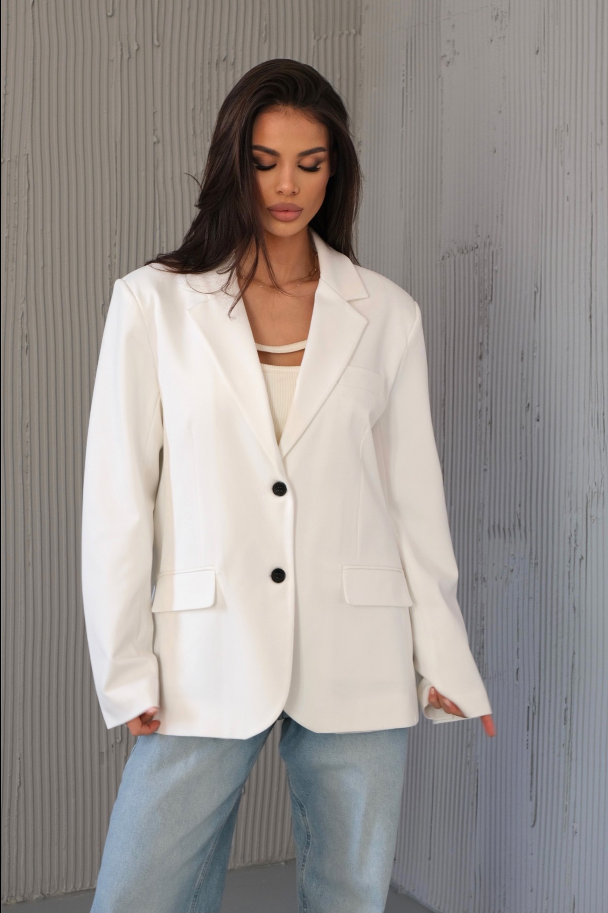 Блейзър I'm that girl / Ecru