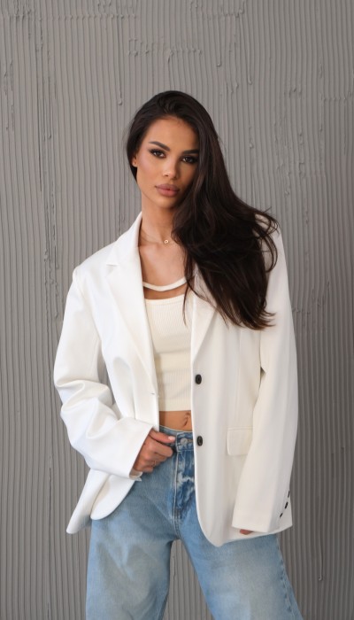 Блейзър I'm that girl / Ecru