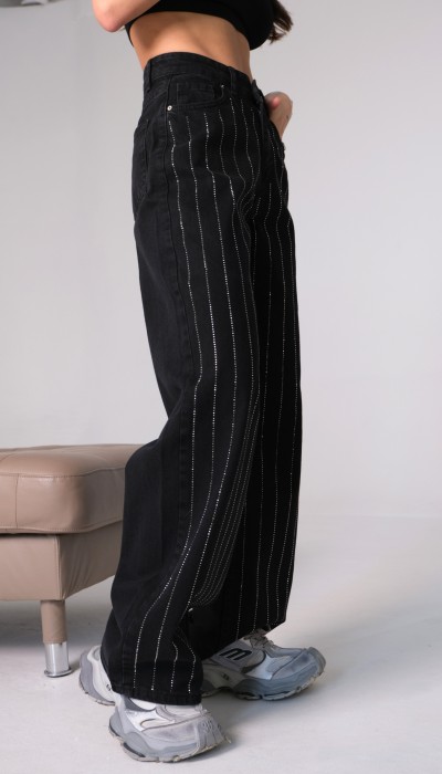 The Black Shinny Jeans