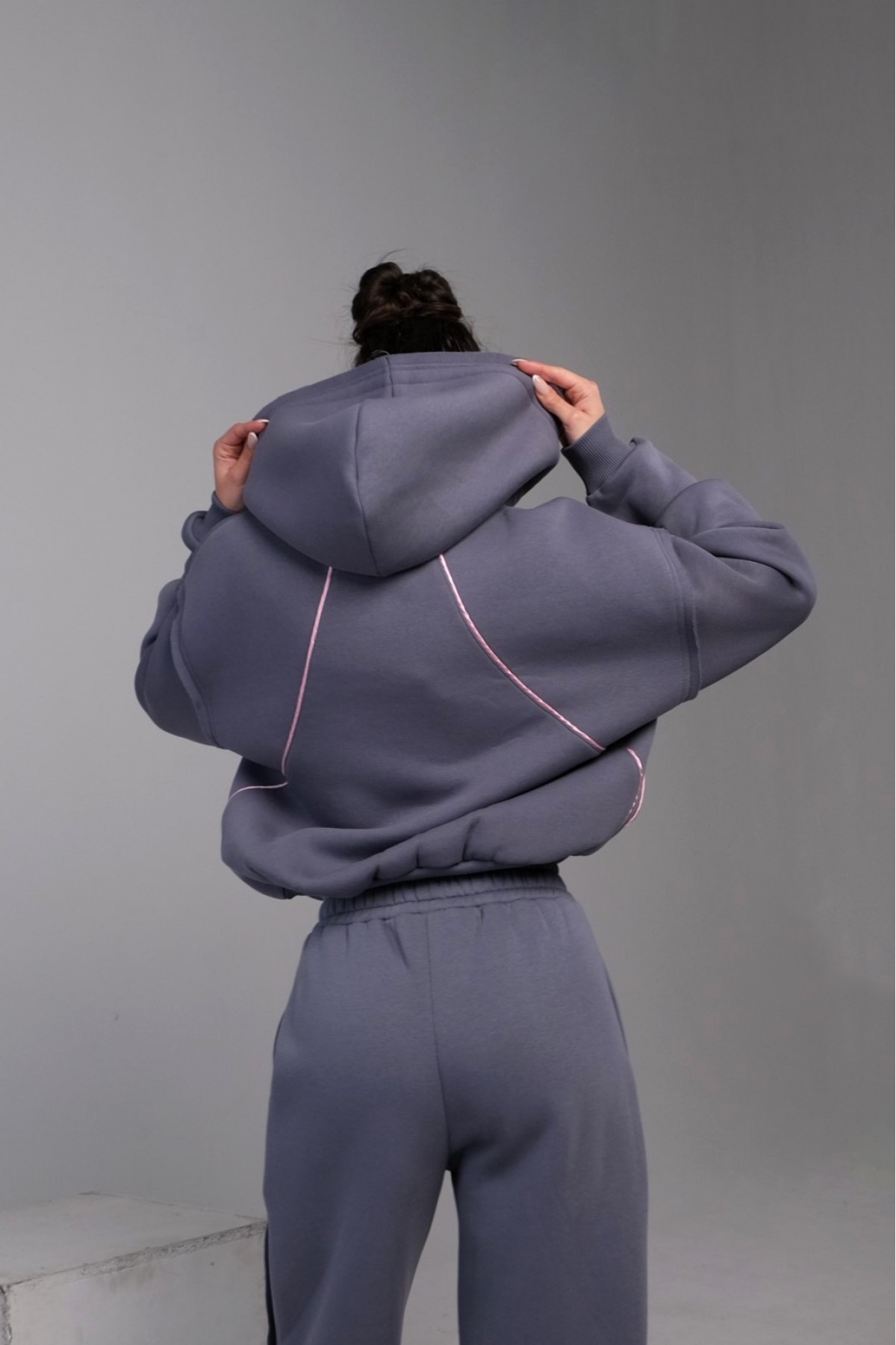 Hoodie GOOD KARMA / Misty Grey