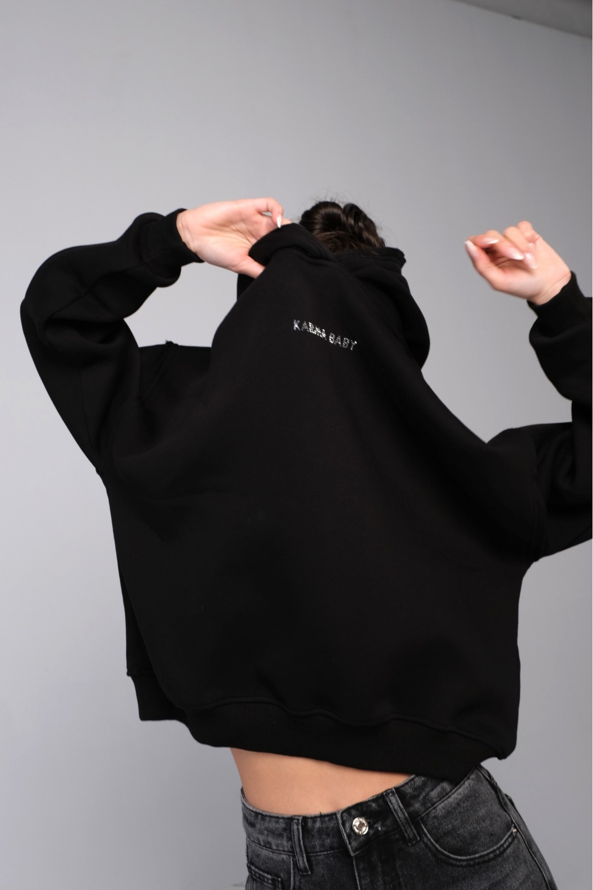 Hoodie NO BAD VIBES / Black