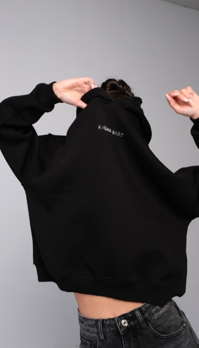 Hoodie NO BAD VIBES / Black