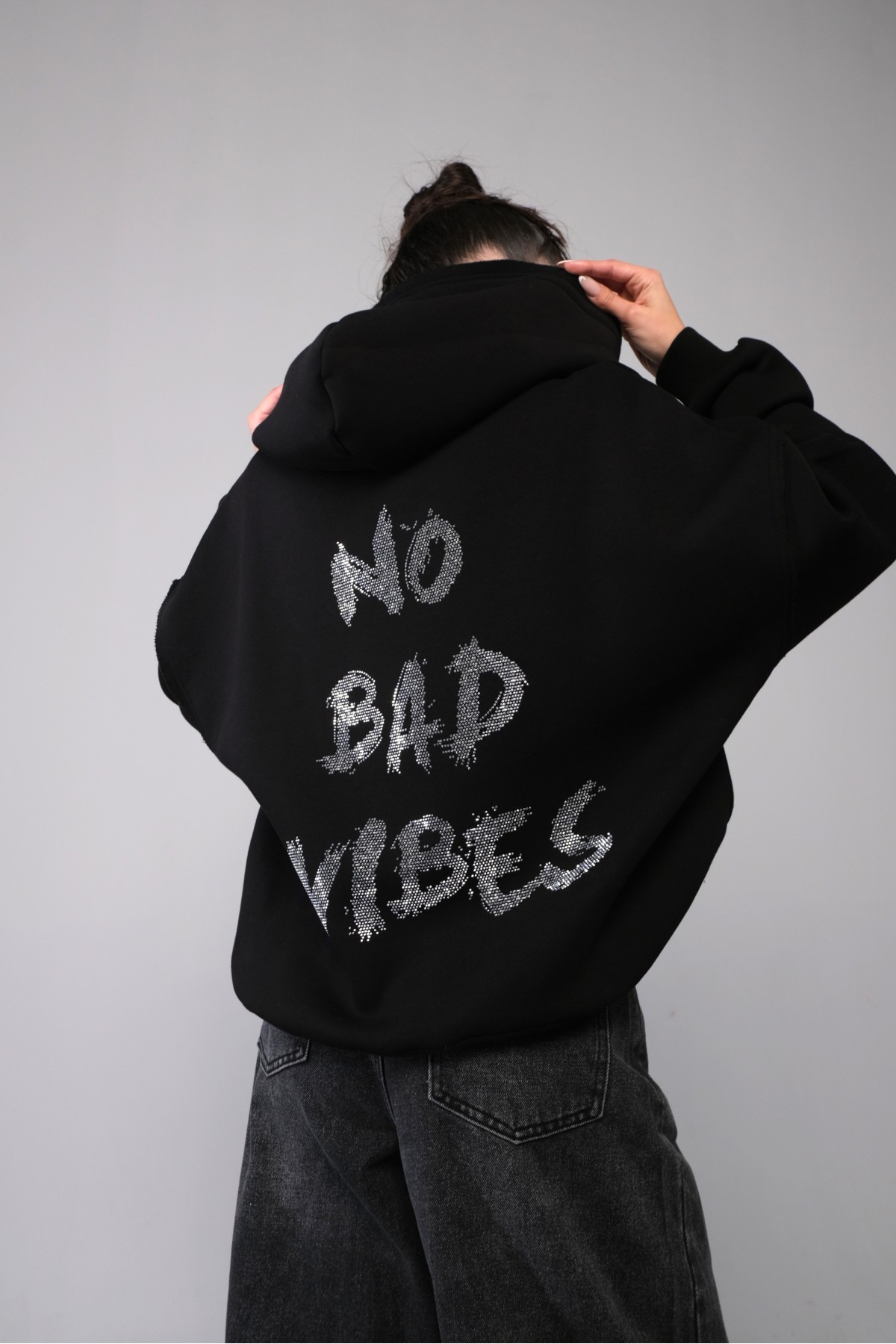 Hoodie NO BAD VIBES / Black