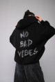 Hoodie NO BAD VIBES / Black