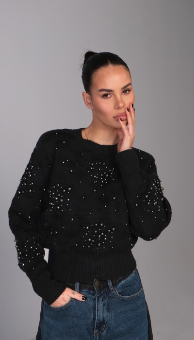 Пуловер Girly Aesthetic / Black