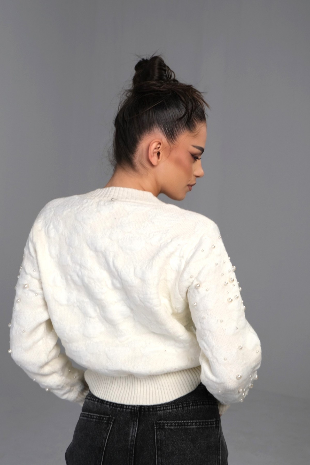 Пуловер Girly Aesthetic / Ecru