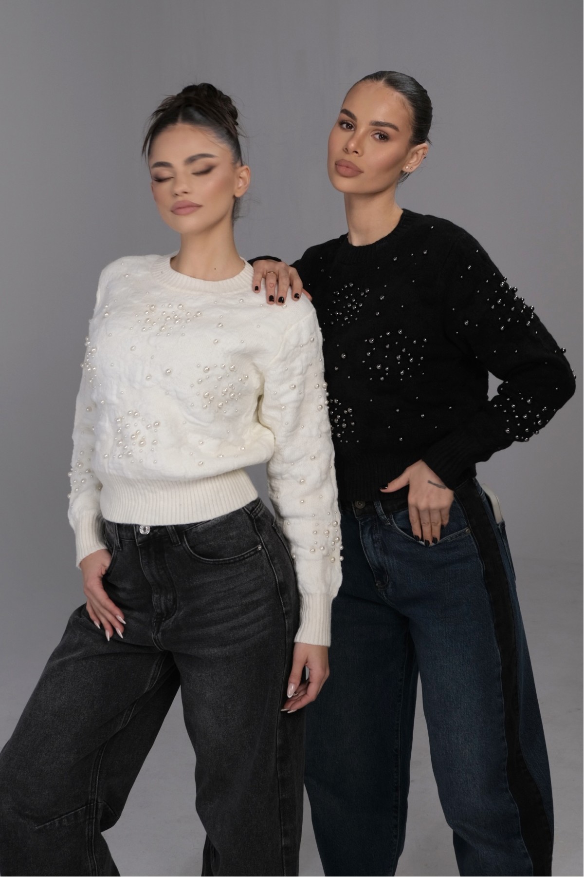 Пуловер Girly Aesthetic / Ecru