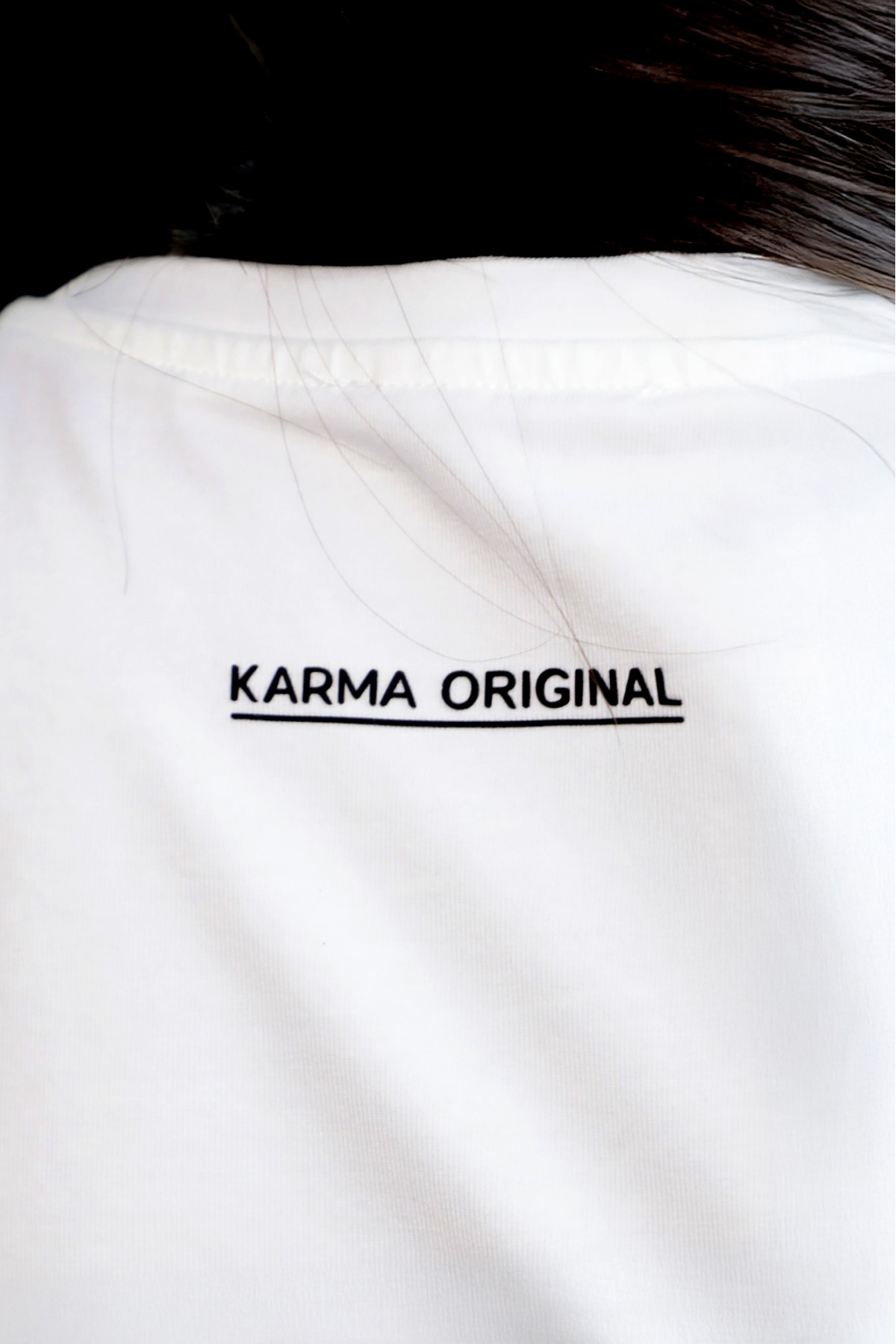 KARMA crop top / Graphite Smoke