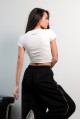 KARMA crop top / Jet Black