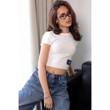 KARMA crop top / Navy Blue