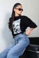 T-shirt Rich Girl / Black