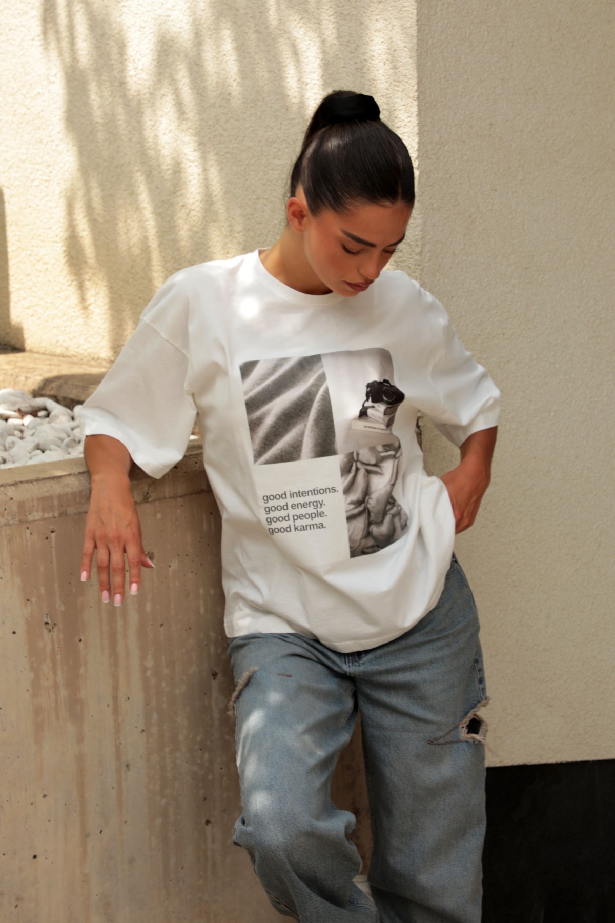 T-shirt PANTONE / Black & White